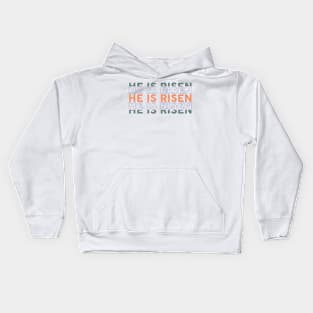 he is risen Kids Hoodie